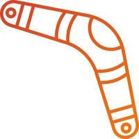 style d'icône boomerang vecteur