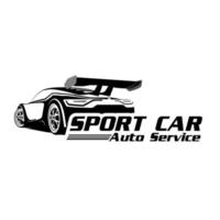 sport voiture auto un service logo vecteur. vecteur