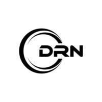 rdn lettre logo conception dans illustration. vecteur logo, calligraphie dessins pour logo, affiche, invitation, etc.