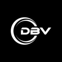 dbv lettre logo conception dans illustration. vecteur logo, calligraphie dessins pour logo, affiche, invitation, etc.