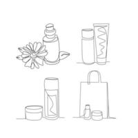 produits de beauté vecteur illustration