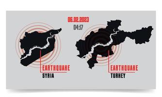 tremblement de terre dinde et syrie2 vecteur
