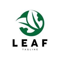 vert feuille logo, écologie Naturel plante vecteur, la nature conception, illustration modèle icône vecteur