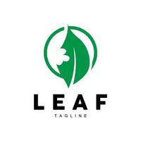 vert feuille logo, écologie Naturel plante vecteur, la nature conception, illustration modèle icône vecteur