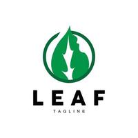 vert feuille logo, écologie Naturel plante vecteur, la nature conception, illustration modèle icône vecteur