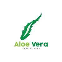 aloès Vera logo, vert plante conception, traditionnel médicament et peau se soucier plante vecteur, cheveux se soucier, symbole icône illustration vecteur