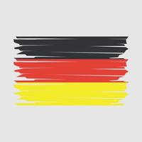 illustration du drapeau de l'allemagne vecteur