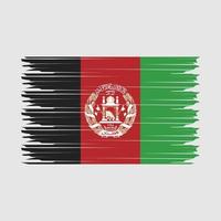 illustration du drapeau afghanistan vecteur