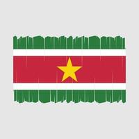 vecteur de drapeau surinam