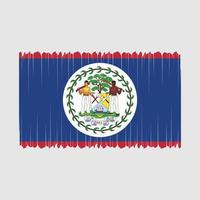 vecteur de drapeau de belize