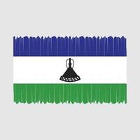 vecteur de drapeau du lesotho