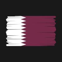 Qatar drapeau vecteur illustration