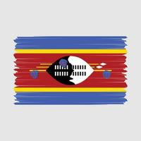 Swaziland drapeau vecteur illustration