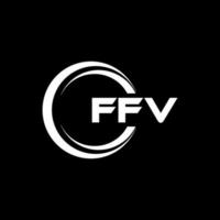 ffv lettre logo conception dans illustration. vecteur logo, calligraphie dessins pour logo, affiche, invitation, etc.