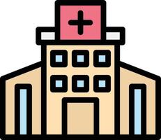 illustration de conception d'icône de vecteur d'hôpital