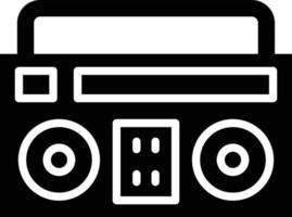 illustration de conception icône vecteur boombox