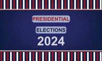élections 2024 dans uni États de Amérique. vecteur illustration.