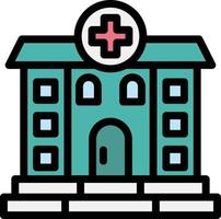 illustration de conception d'icône de vecteur d'hôpital
