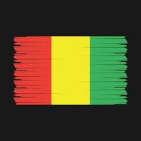 vecteur de brosse drapeau guinée