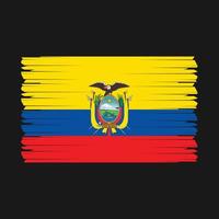 vecteur de drapeau équateur