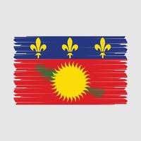 vecteur de drapeau de la guadeloupe