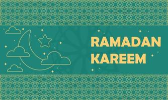 main tiré saint Ramadan kareem Contexte vecteur