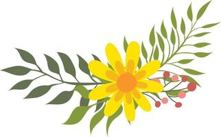 illustration de bouquet de fleurs vecteur