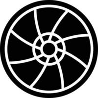 illustration de conception d'icône de vecteur de lentille