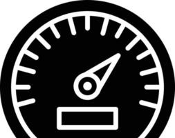 illustration de conception d'icône de vecteur de compteur de vitesse