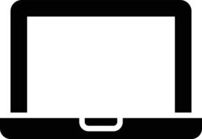 illustration de conception d'icône de vecteur d'ordinateur portable