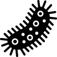 illustration de conception d'icône de vecteur de bactéries