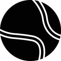 illustration de conception d'icône de vecteur de balle de tennis