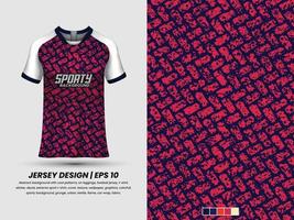 football Jersey conception pour sublimation, sport t chemise conception, modèle Jersey pro vecteur
