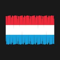 vecteur de drapeau luxembourgeois