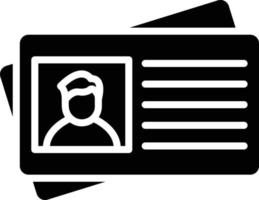 illustration de conception d'icône de vecteur de carte de visite