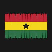 vecteur de drapeau du ghana