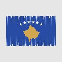 vecteur de drapeau du kosovo