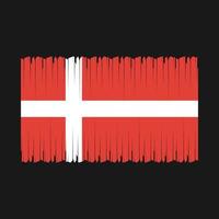 vecteur de drapeau du Danemark