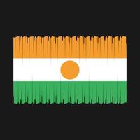 vecteur de drapeau du niger