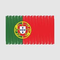 drapeau portugal illustration vectorielle vecteur