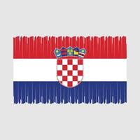 Croatie drapeau vecteur illustration