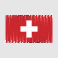 drapeau suisse illustration vectorielle vecteur