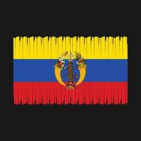 Colombie drapeau vecteur illustration