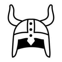 branché viking casque vecteur