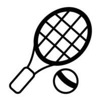 concepts de tennis à la mode vecteur