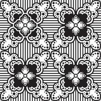 mandala de fleurs. éléments décoratifs vintage. motif oriental, illustration vectorielle. vecteur