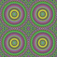 coloré sans couture modèle avec une mandala vecteur