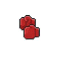 boxe gant dans pixel art style vecteur