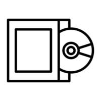 icône de vecteur de disque compact