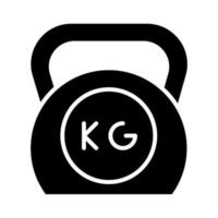 icône de vecteur de kettlebell